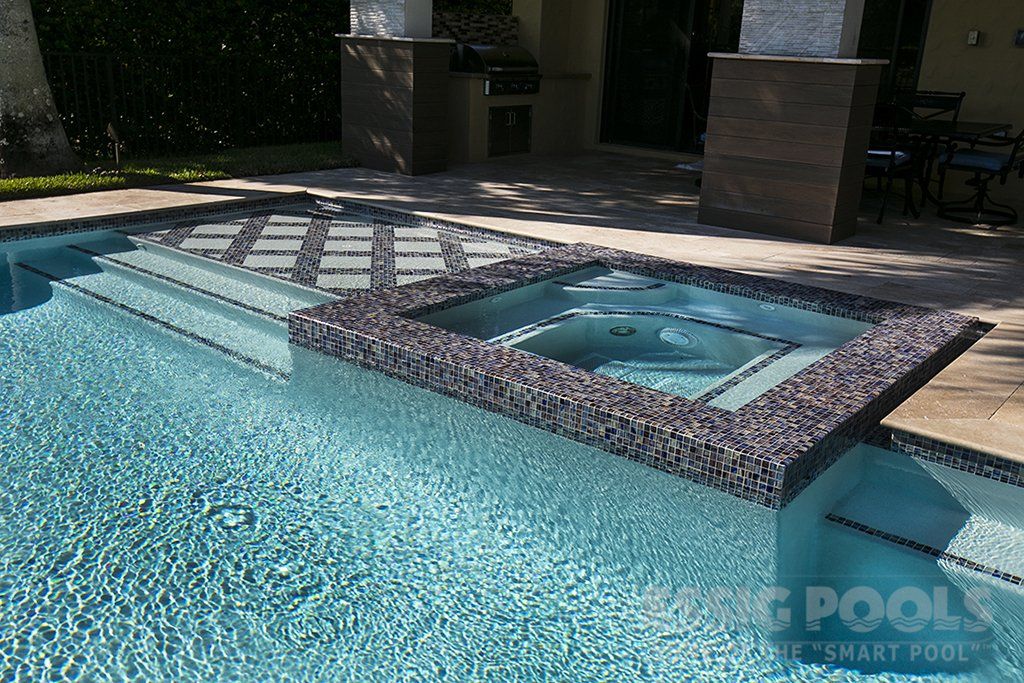 inground pool and spa